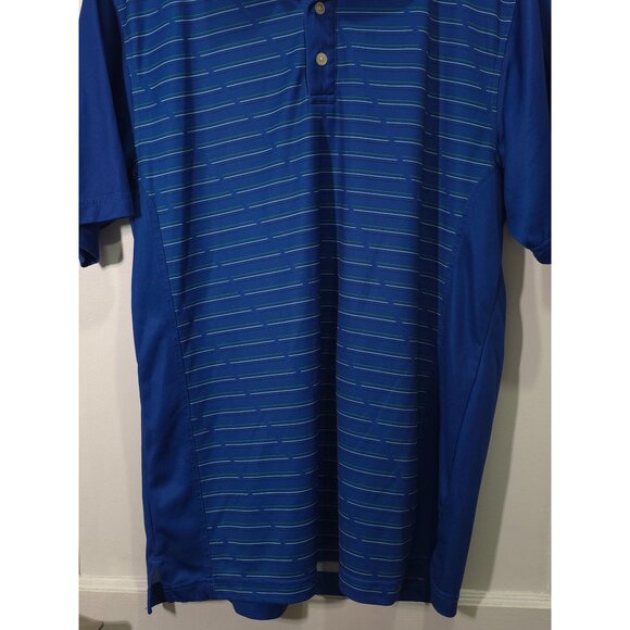 Bolle Mens Blue Performance Golf Polo Shirt Medium - Picture 2 of 10